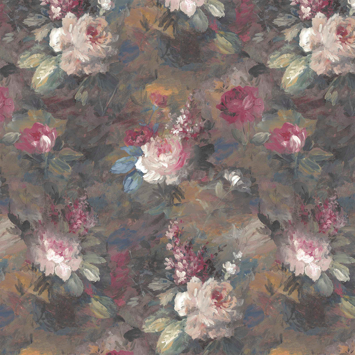 Ditsy Ava Marika Moody Linen Fabric