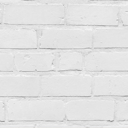 Painted White Brick Wallpaper by Woodchip & Magnolia