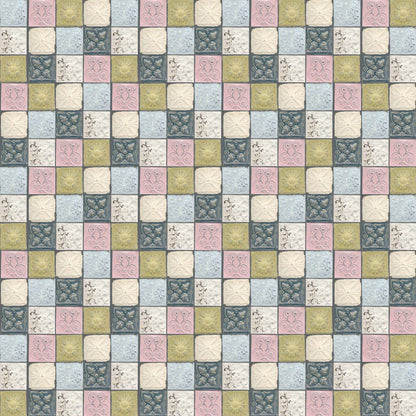 Tin Tiles in colour by Woodchip & Magnolia