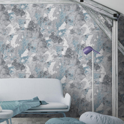 Raw Wall In Blue By Woodchip & Magnolia