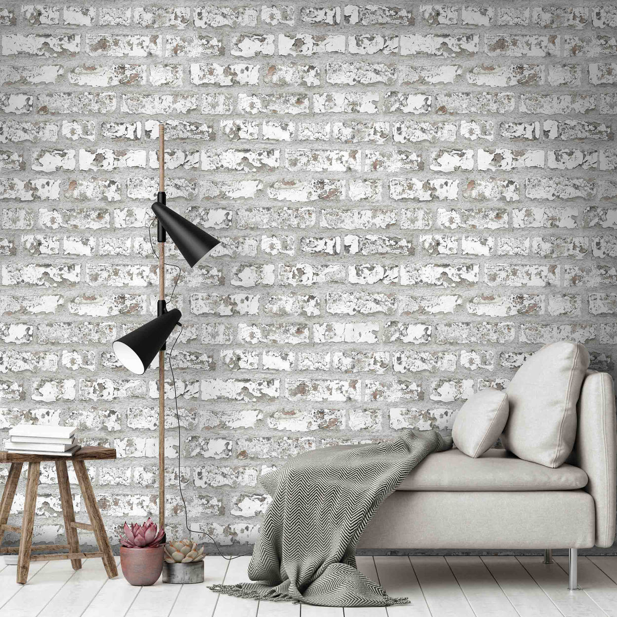 Mosley Street' Brick Wallpaper By Woodchip & Magnolia