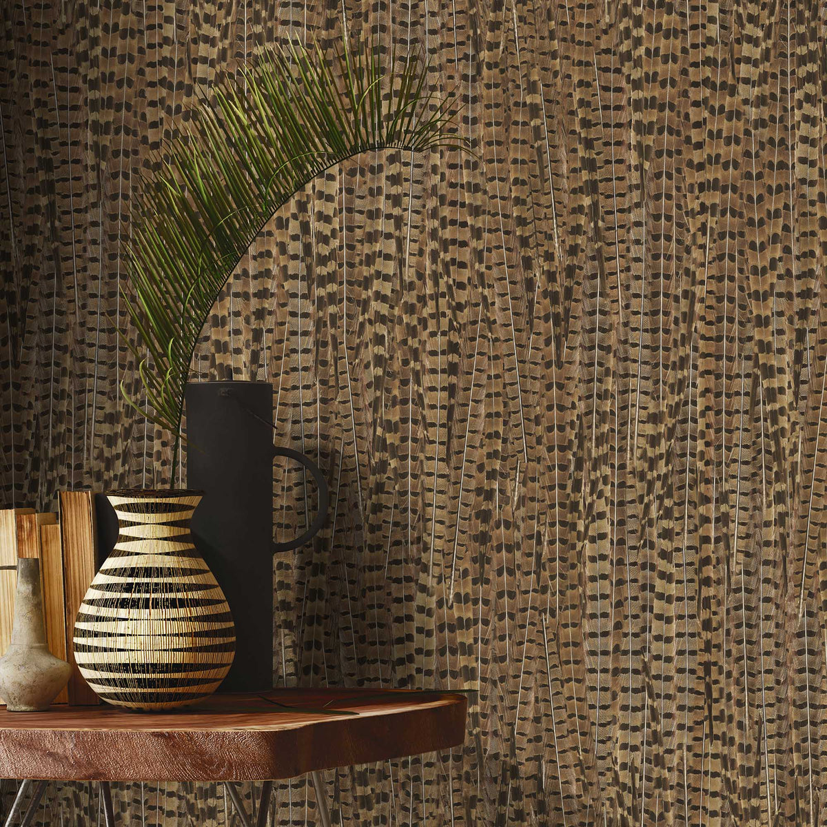 Pheasant wallpaper by Woodchip & Magnolia