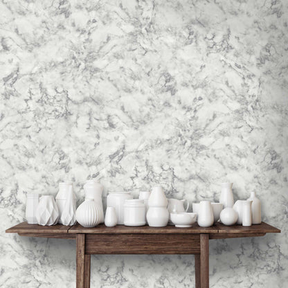 Marble Grey Texture Wallpaper by Woodchip & Magnolia