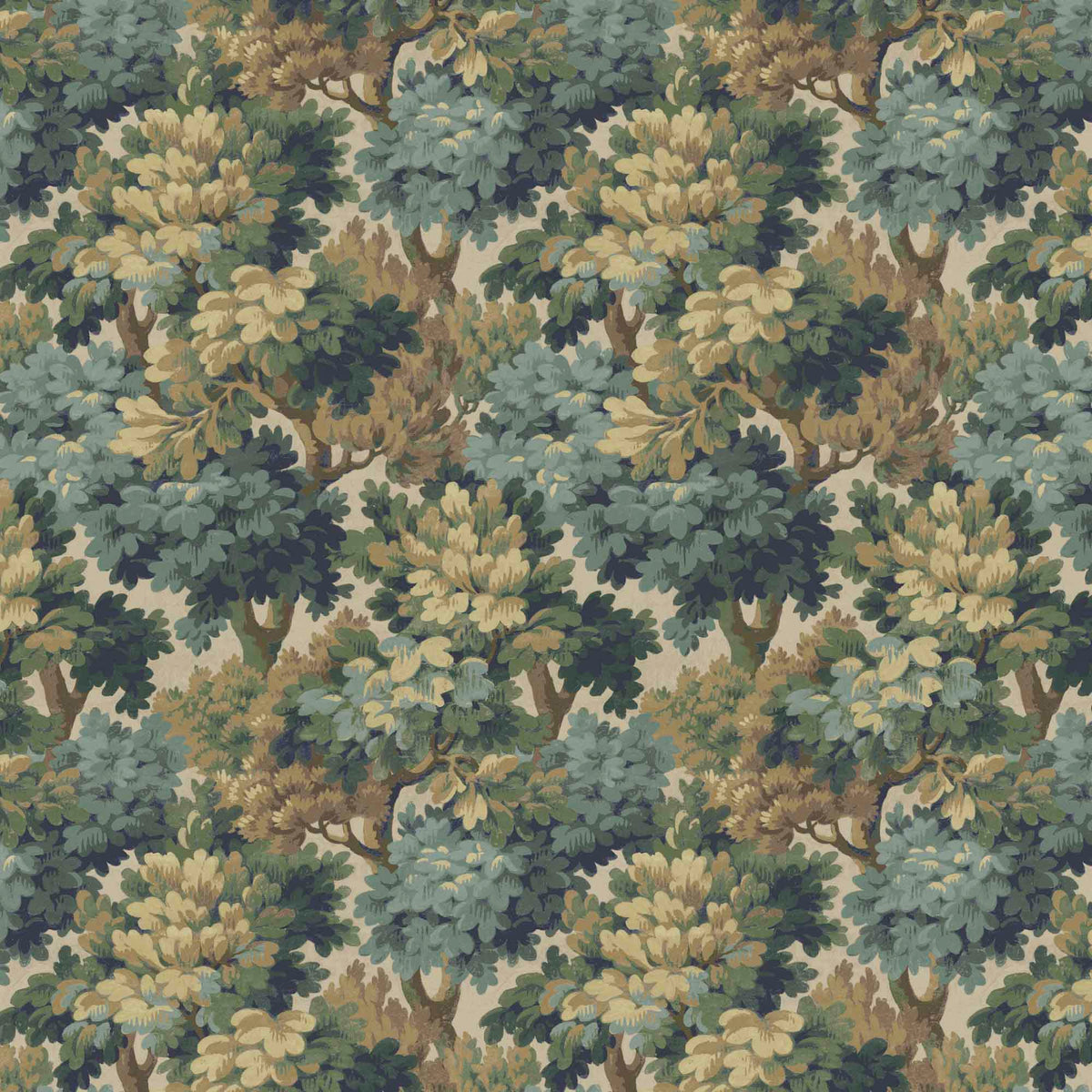 Broadhead Forest Lichen Green wallpaper by Woodchip & Magnolia