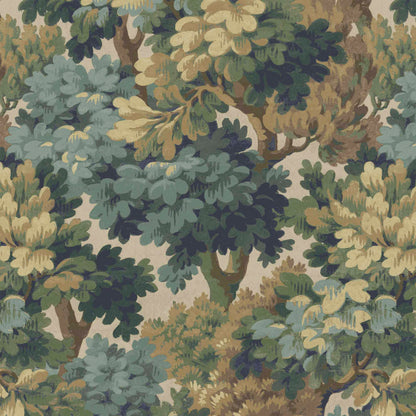 Broadhead Forest Lichen Green wallpaper by Woodchip & Magnolia