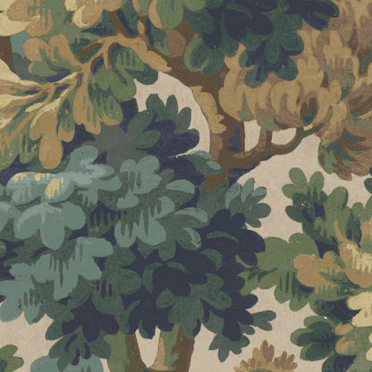 Broadhead Forest Lichen Green wallpaper by Woodchip & Magnolia