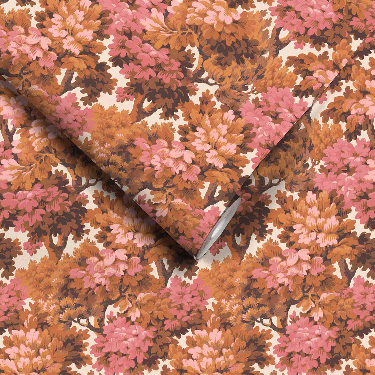 Broadhead Forest Russett wallpaper by Woodchip & Magnolia