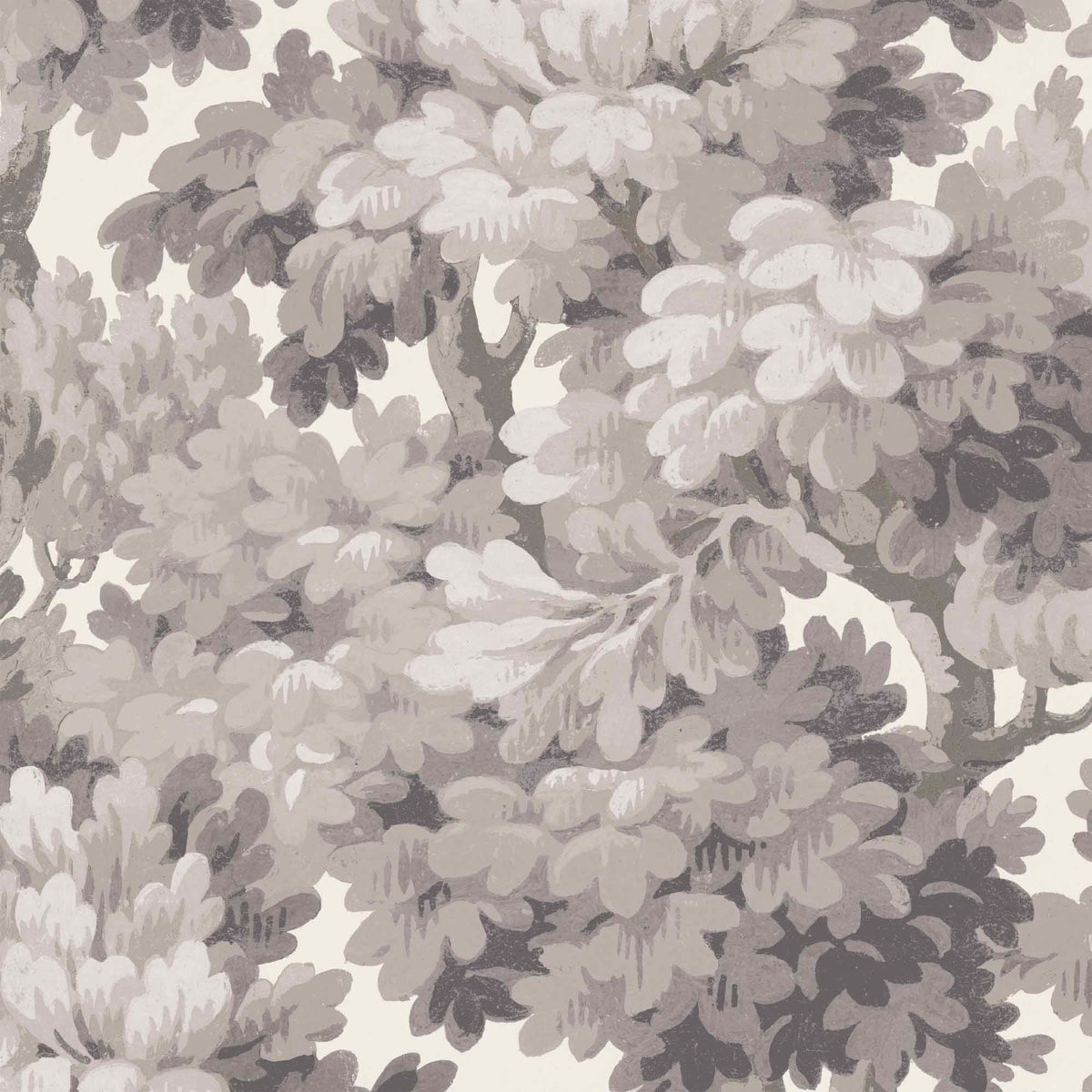Broadhead Forest Dove wallpaper by Woodchip & Magnolia
