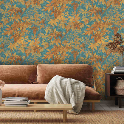 Tropic Teal Spice wallpaper by Woodchip & Magnolia