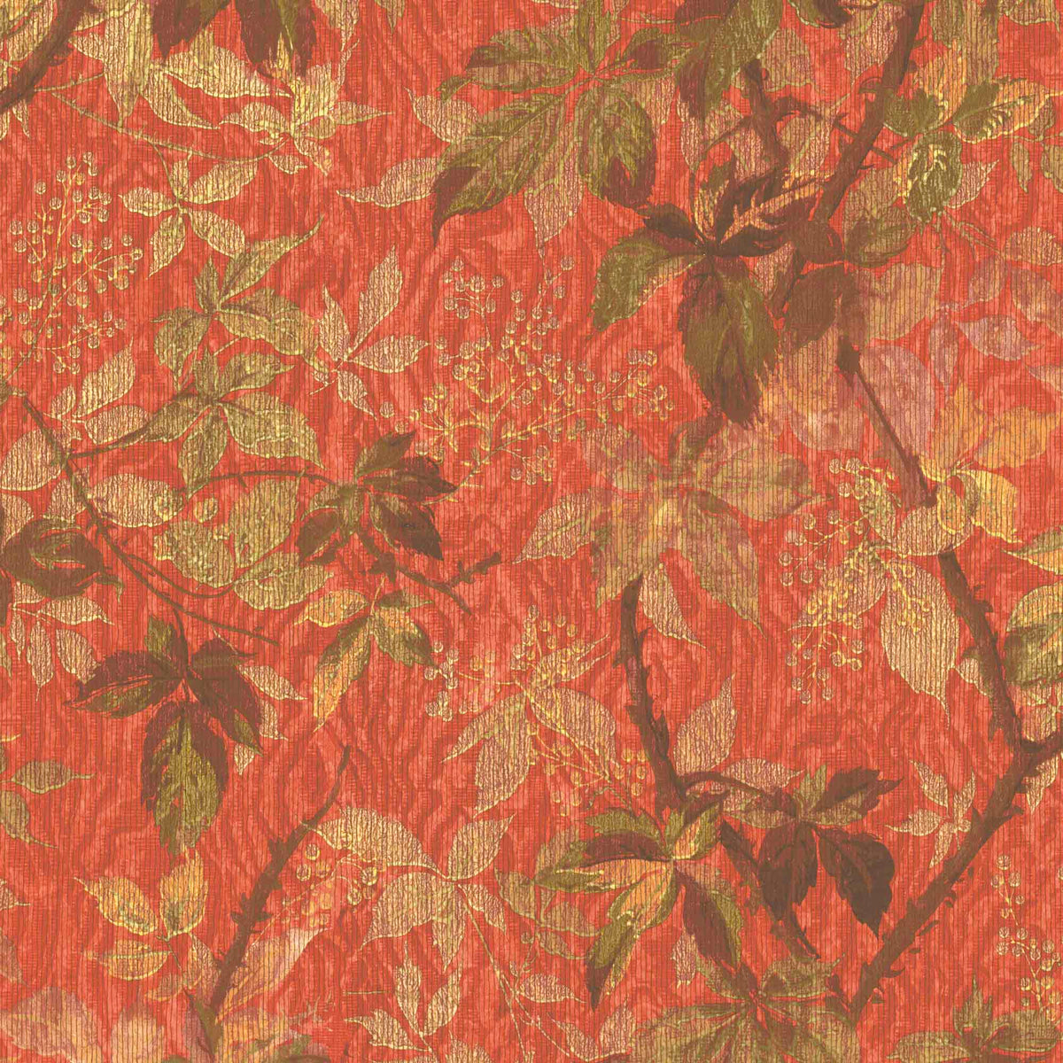 Tropic Coral Red wallpaper by Woodchip & Magnolia