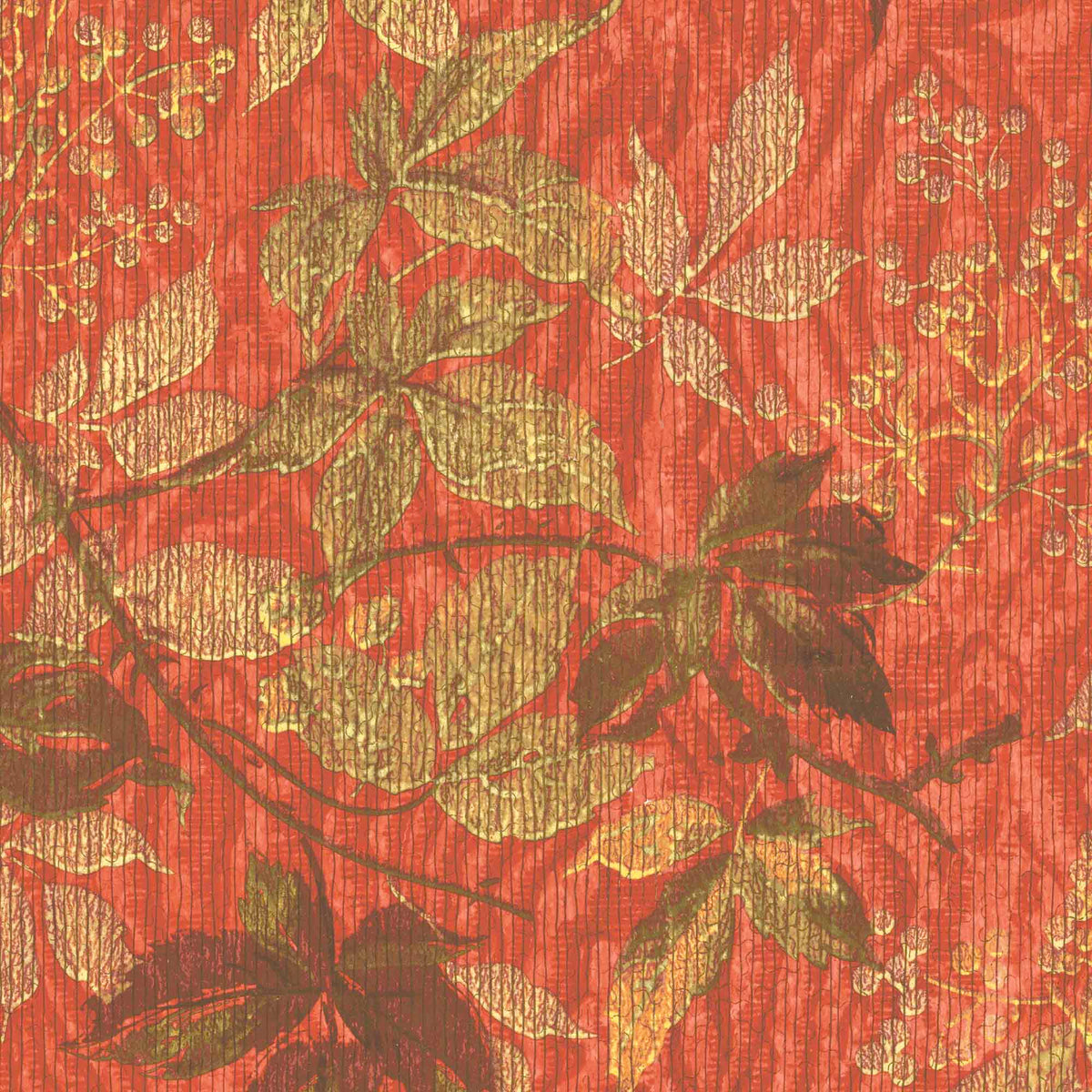 Tropic Coral Red wallpaper by Woodchip & Magnolia