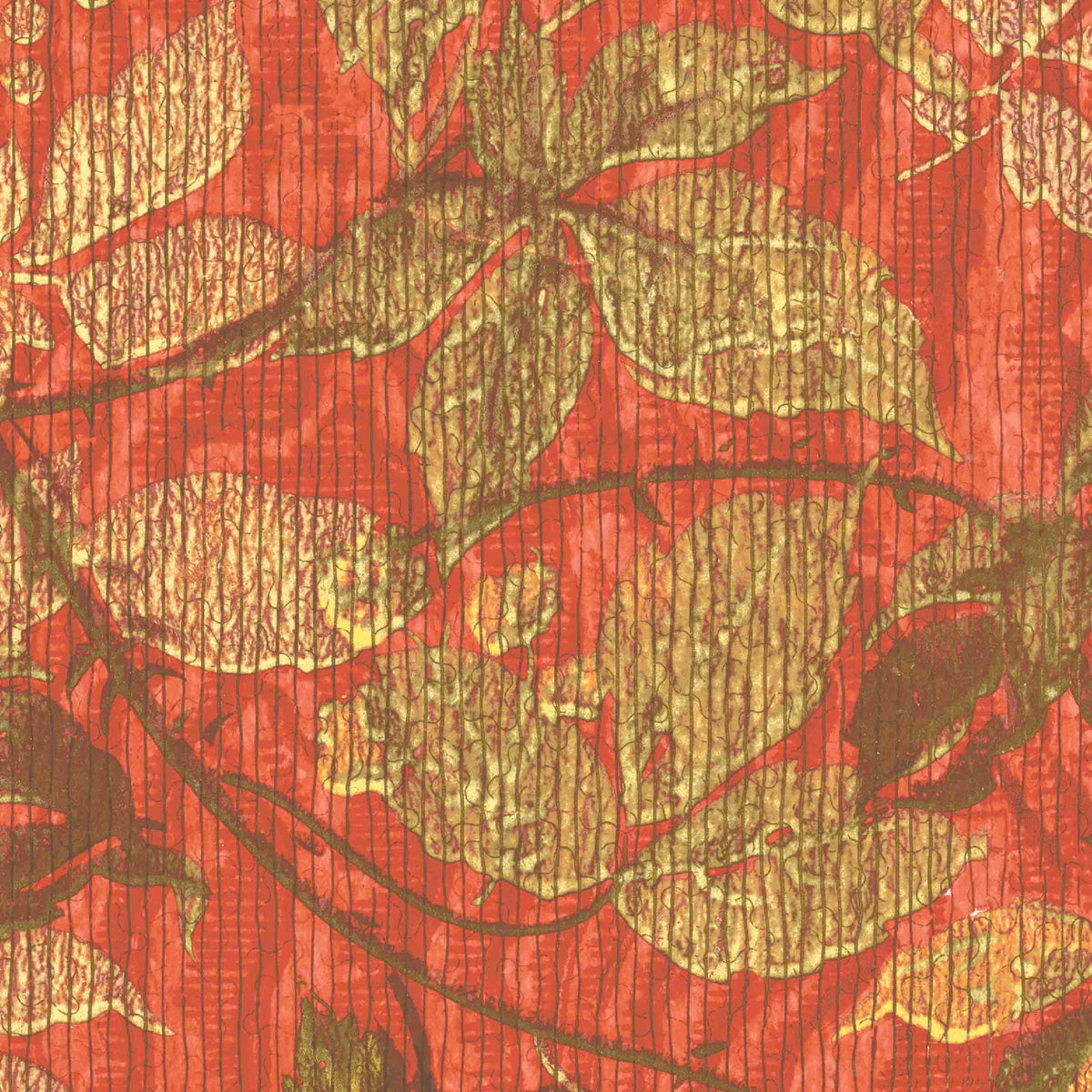 Tropic Coral Red wallpaper by Woodchip & Magnolia