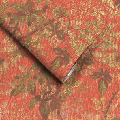 Tropic Coral Red wallpaper by Woodchip & Magnolia