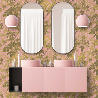 Tropic Sunset Pink wallpaper by Woodchip & Magnolia