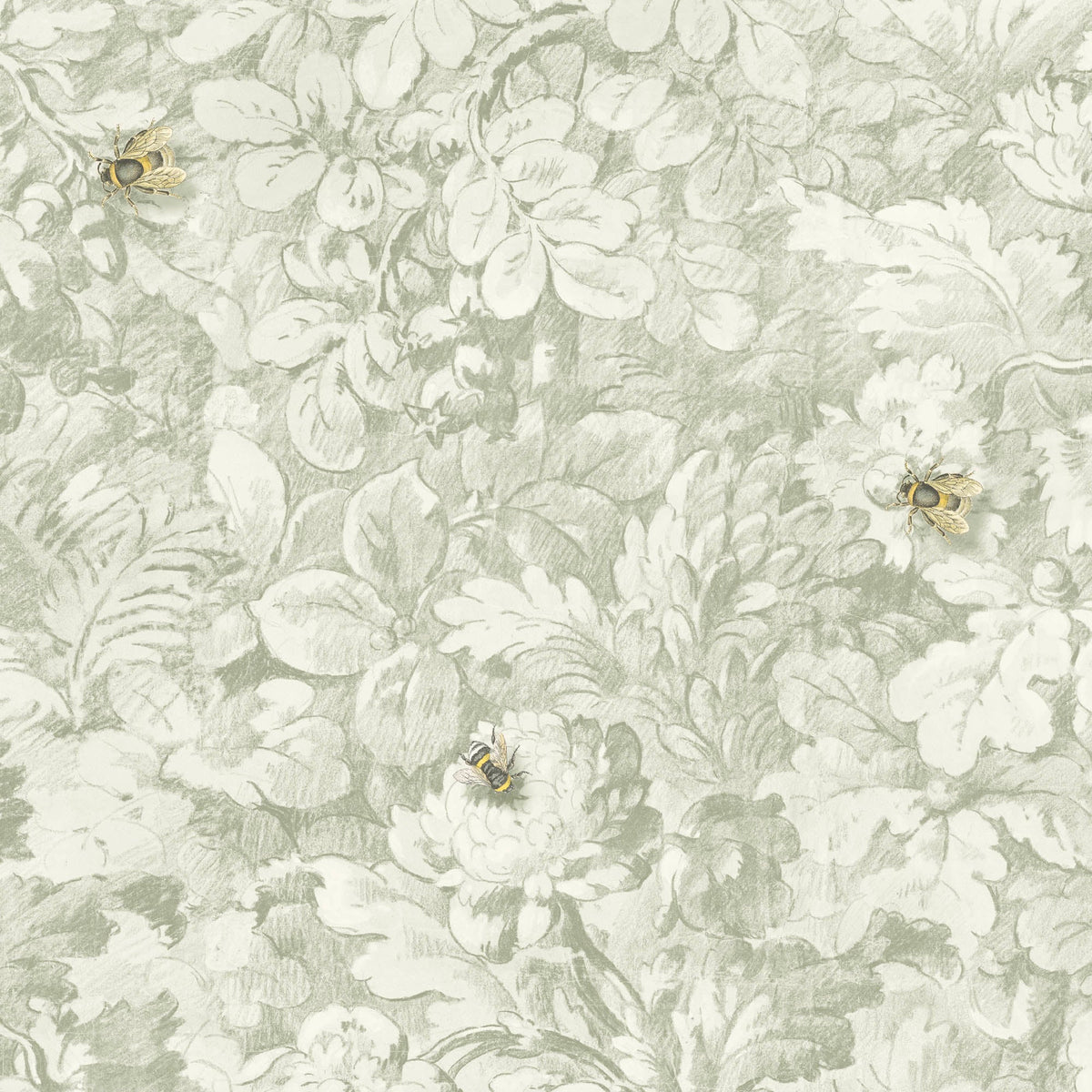 Busy Bee Bracken wallpaper by Woodchip & Magnolia
