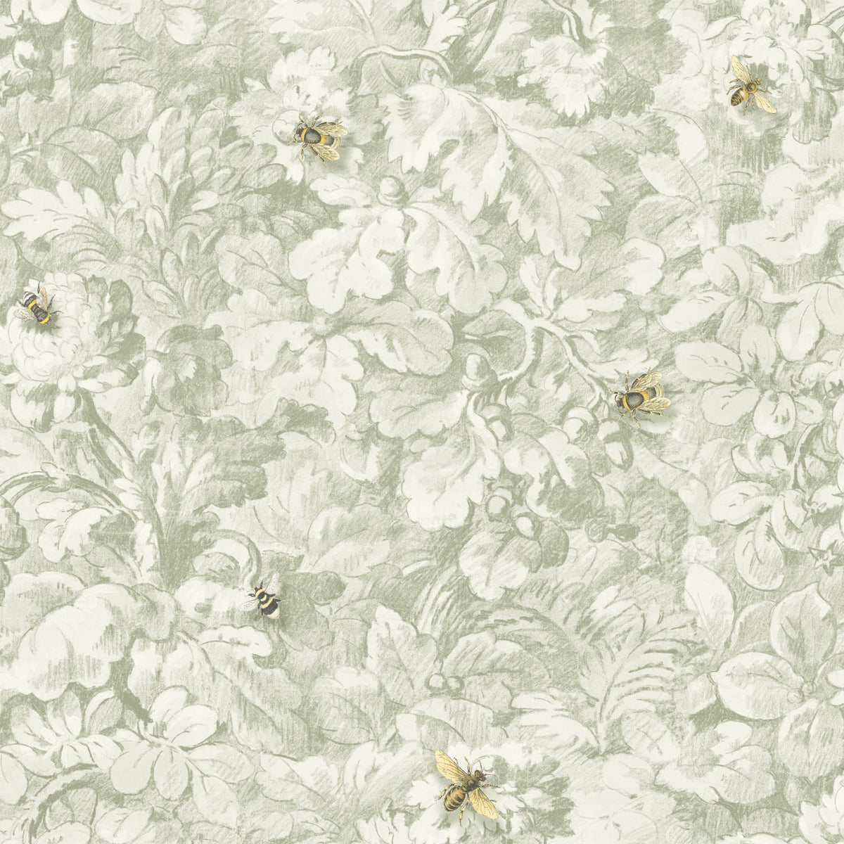 Busy Bee Bracken wallpaper by Woodchip & Magnolia