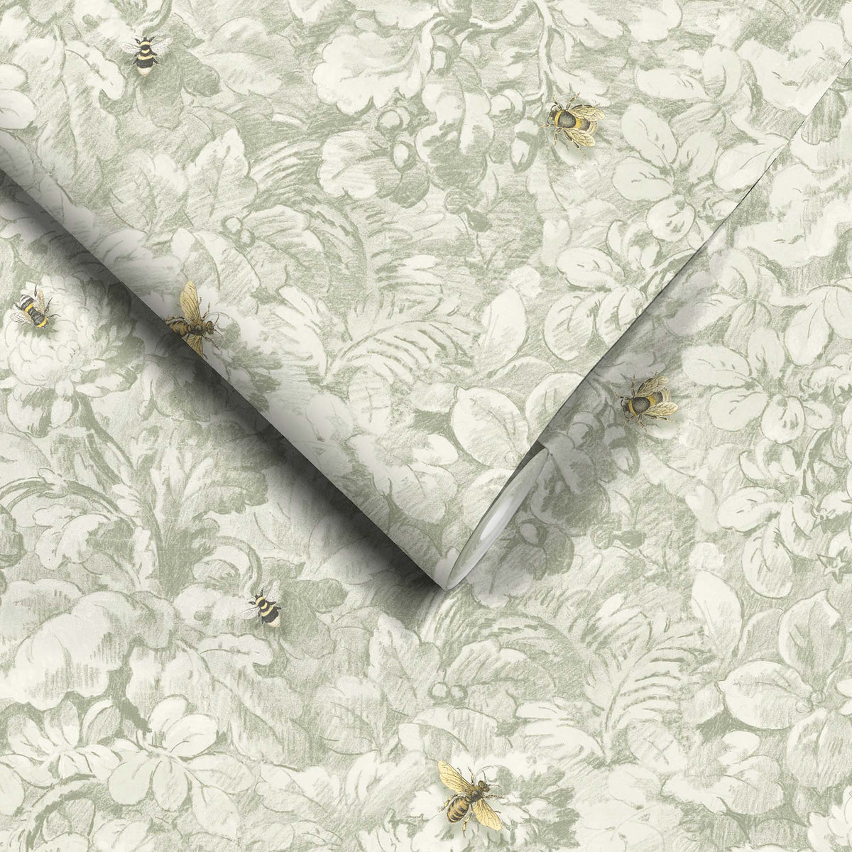 Busy Bee Bracken wallpaper by Woodchip & Magnolia