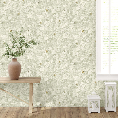 Busy Bee Bracken wallpaper by Woodchip & Magnolia