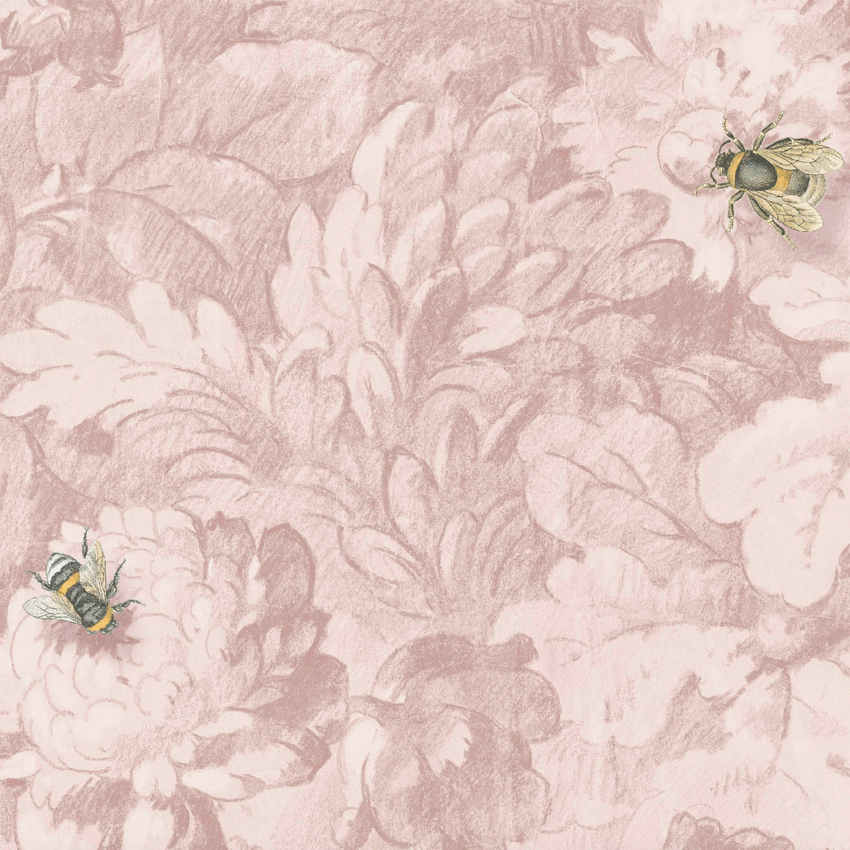 Busy Bee Blush wallpaper by Woodchip & Magnolia