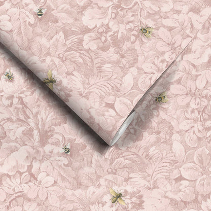 Busy Bee Blush wallpaper by Woodchip & Magnolia