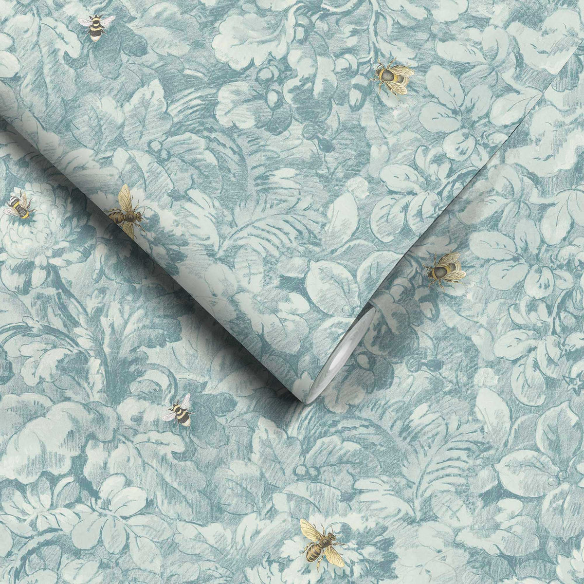 Busy Bee Turton wallpaper by Woodchip & Magnolia