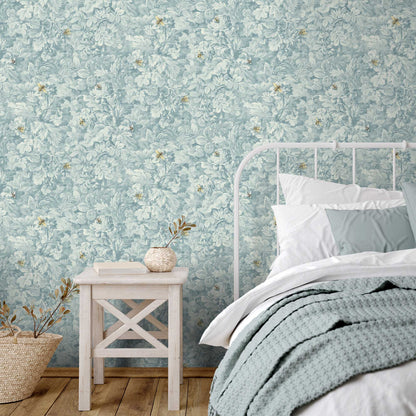 Busy Bee Turton wallpaper by Woodchip & Magnolia