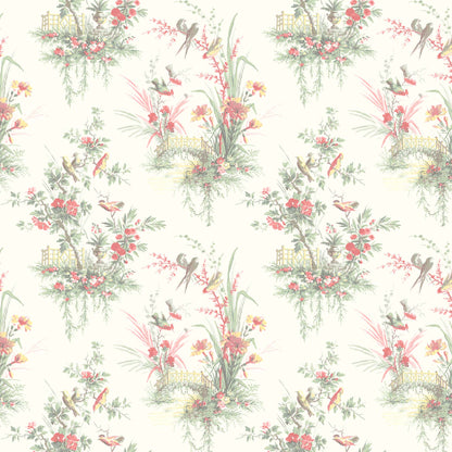 Magical Garden in Vanilla Wallpaper