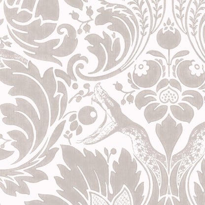 Fearless Stone Damask Wallpaper