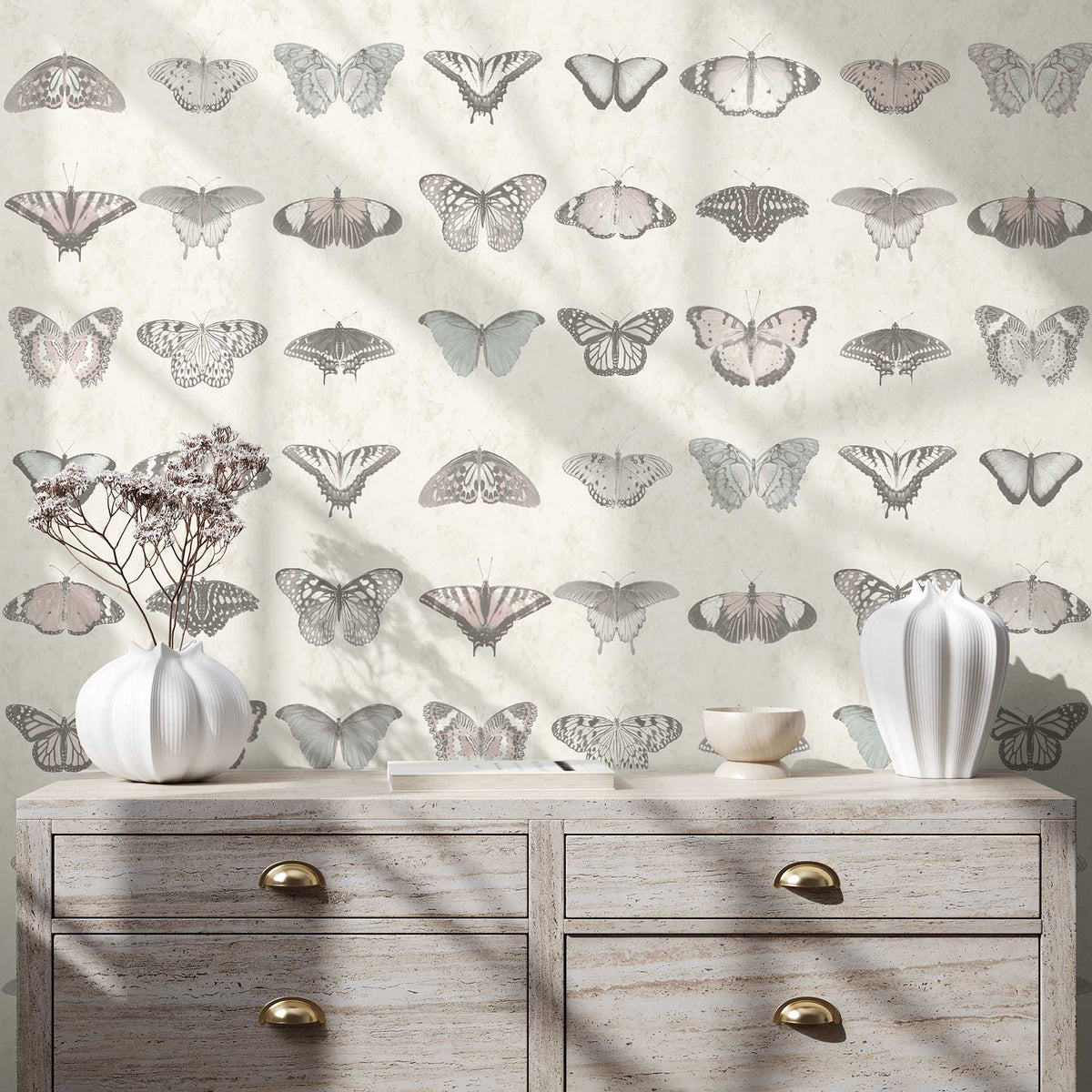 Lepidoptera Pastel Wallpaper