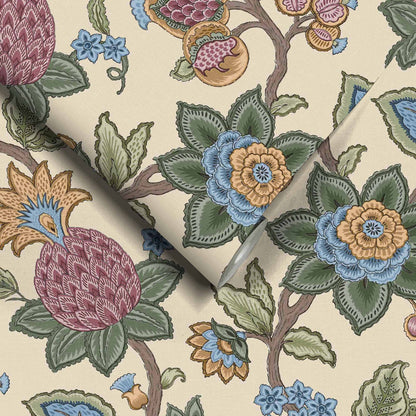 Doris Jacobean Apple wallpaper by Woodchip & Magnolia