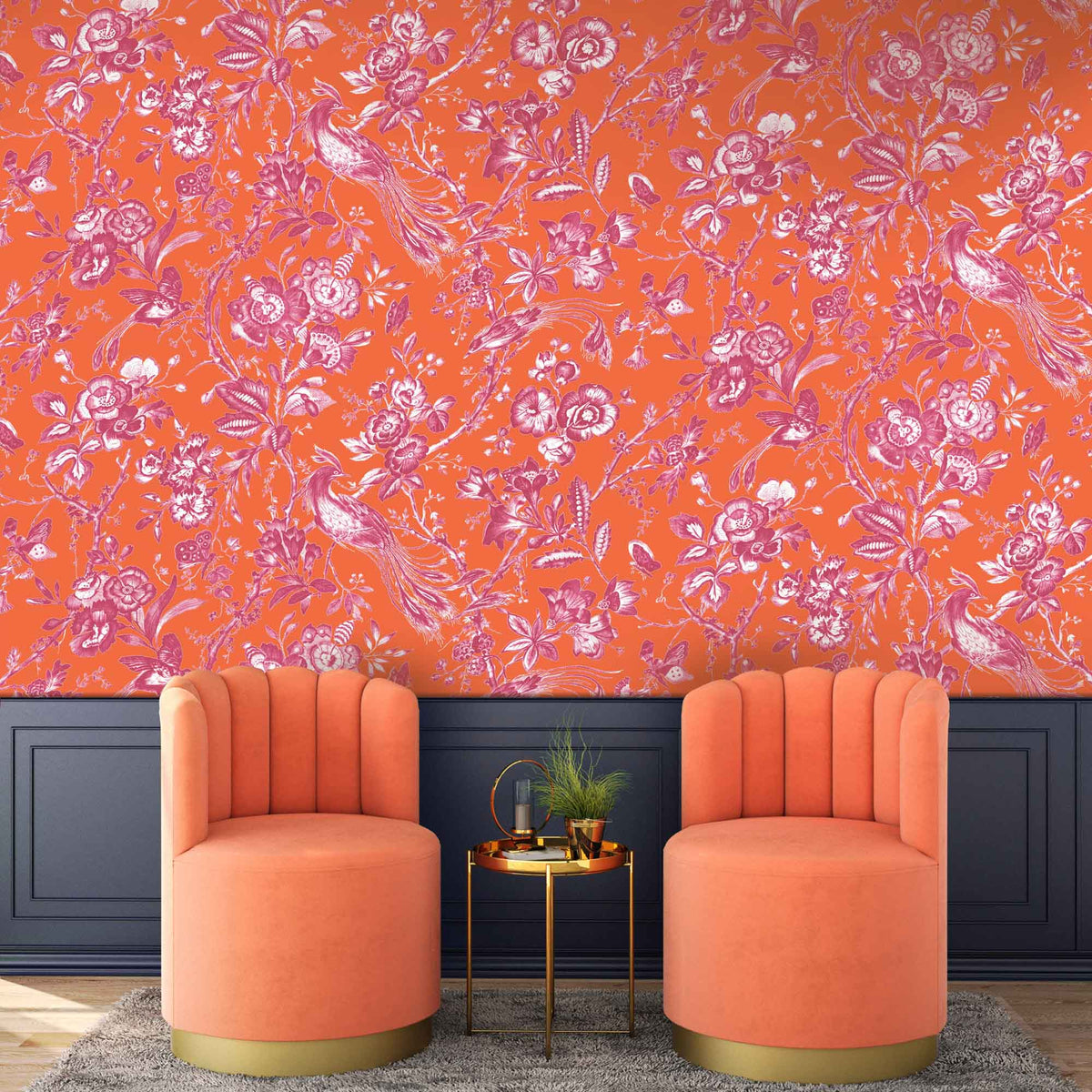 Orange/Fuchsia