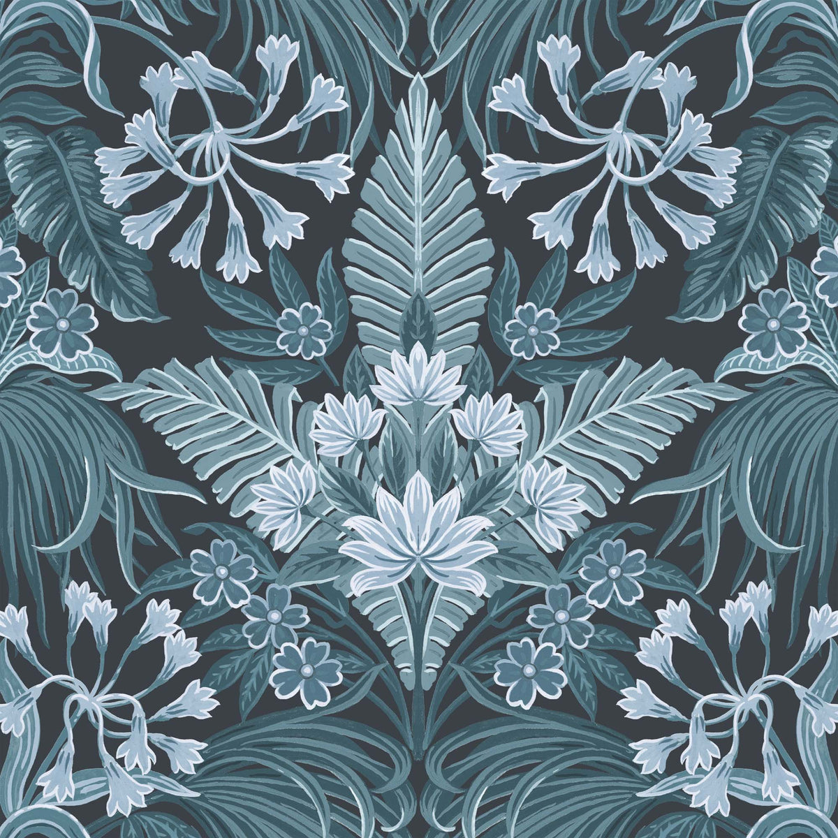 Mirk Mallard wallpaper by Woodchip & Magnolia
