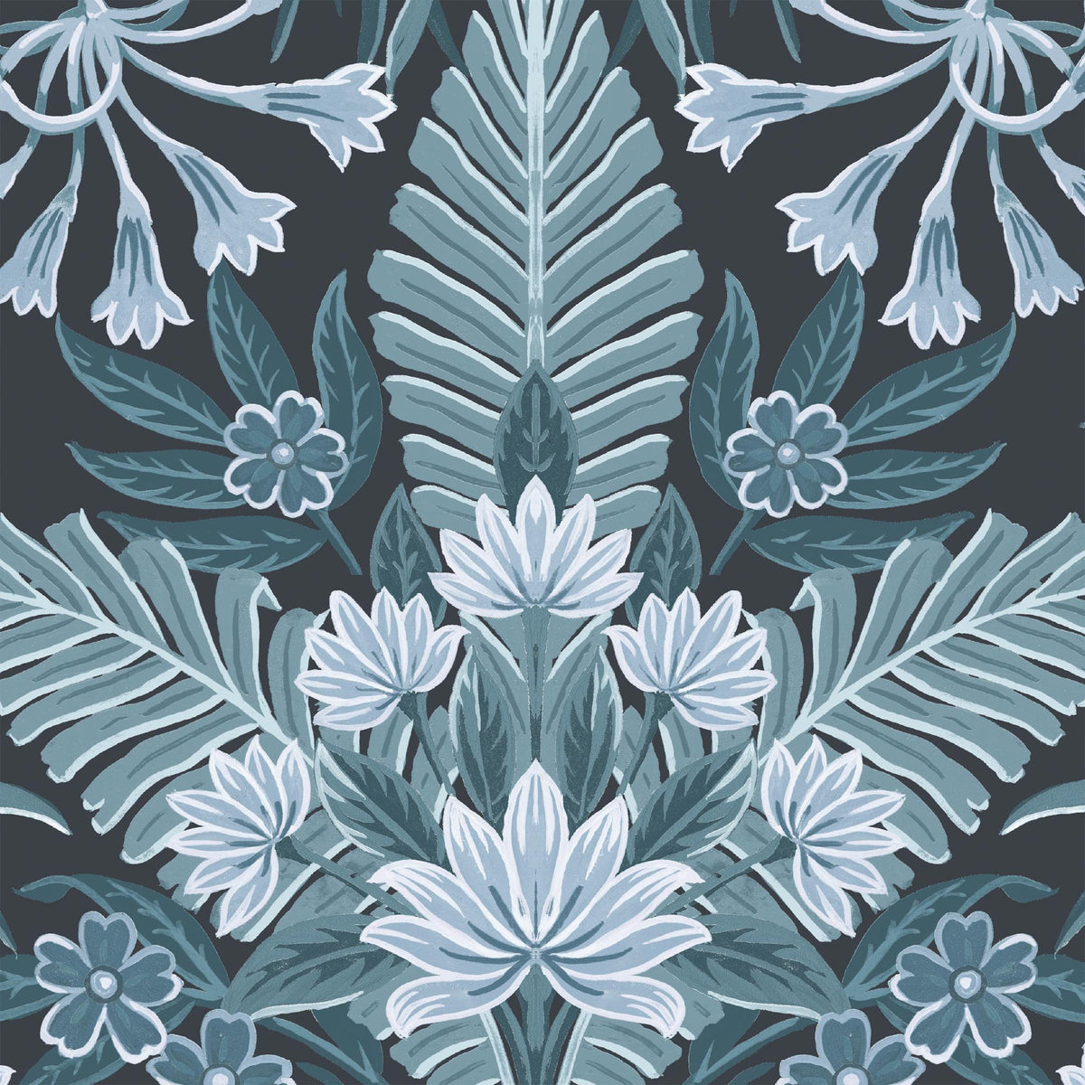 Mirk Mallard wallpaper by Woodchip & Magnolia