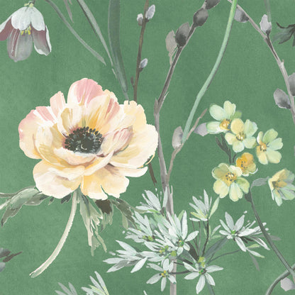 Maytime Evergreen wallpaper by Woodchip & Magnolia