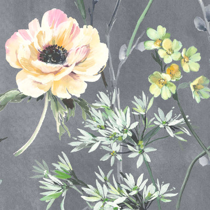 Maytime Dusky Grey wallpaper by Woodchip & Magnolia