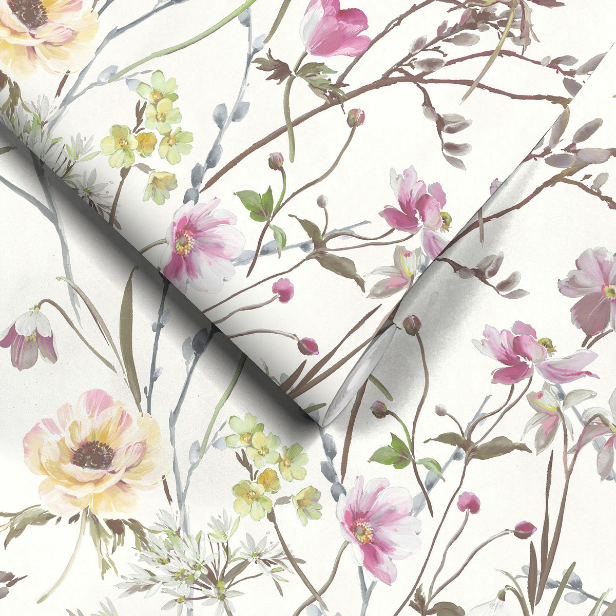 Maytime Cream wallpaper by Woodchip & Magnolia