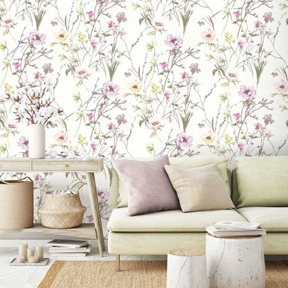 Maytime Cream wallpaper by Woodchip & Magnolia