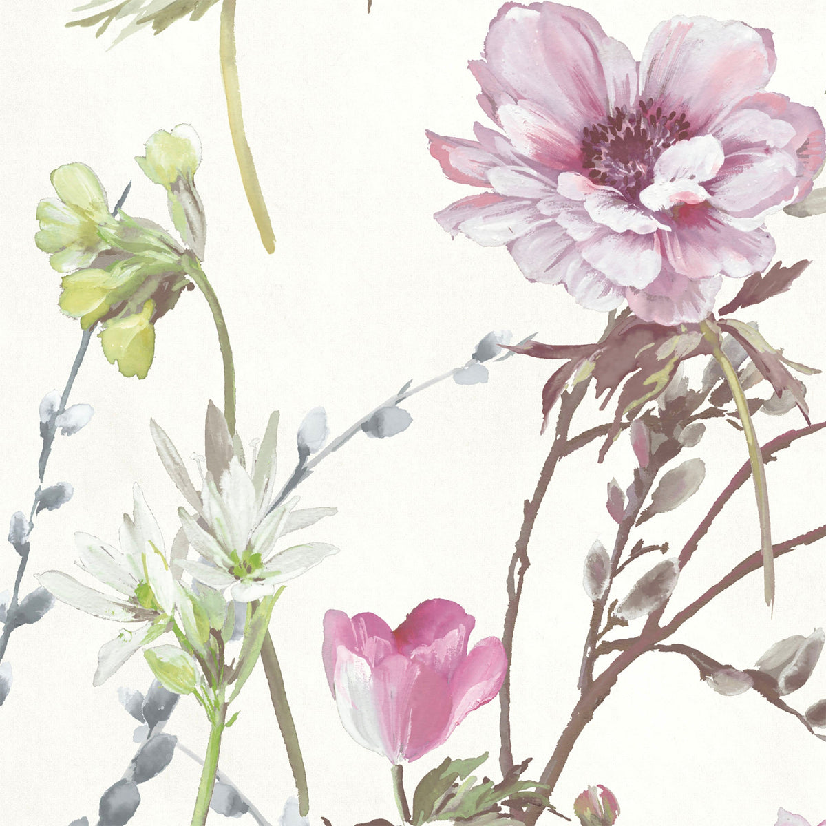Maytime Cream wallpaper by Woodchip & Magnolia