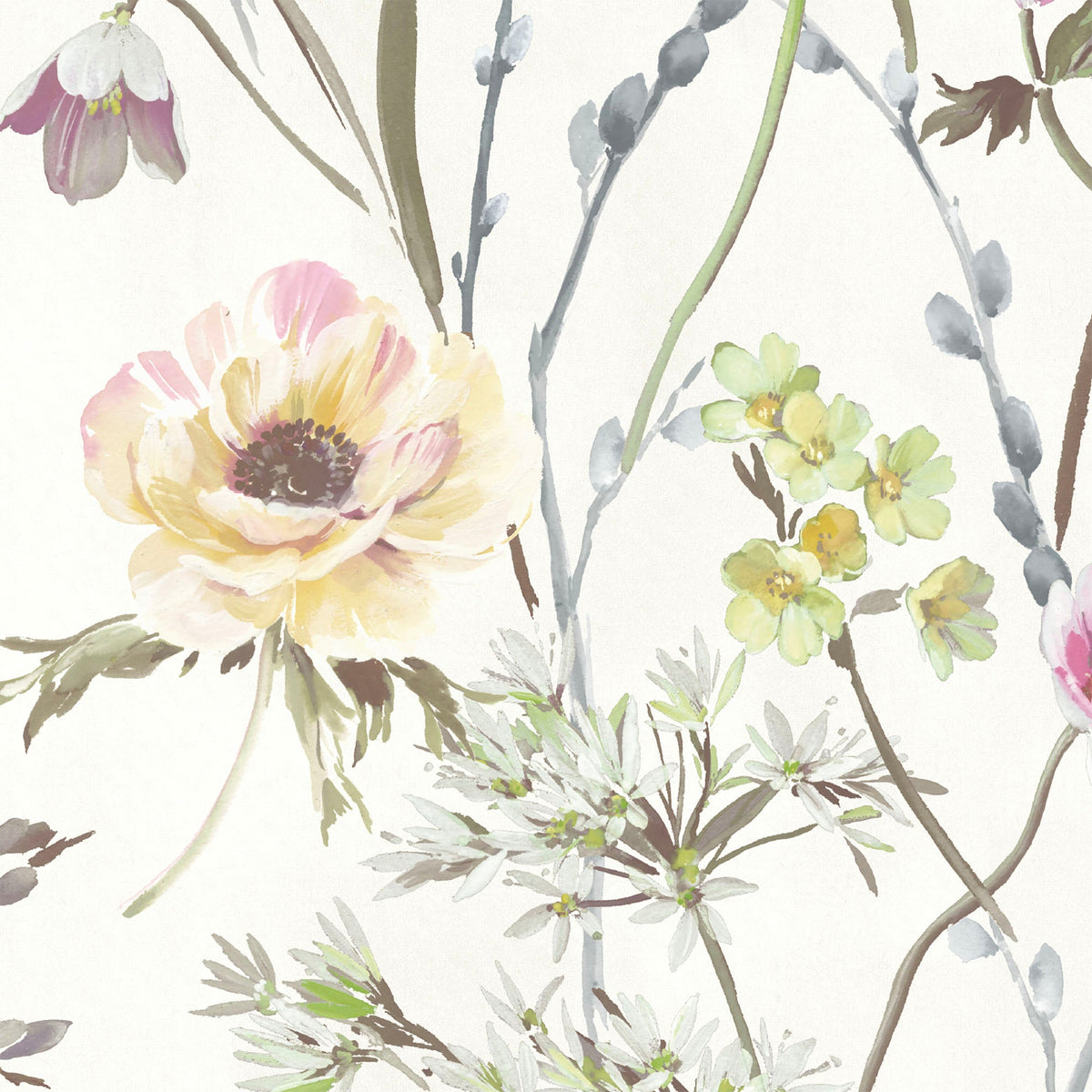 Maytime Cream wallpaper by Woodchip & Magnolia
