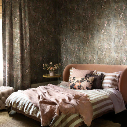 Blossom Brown & Blush wallpaper by Woodchip & Magnolia