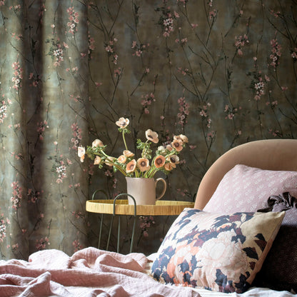 Blossom Brown & Blush wallpaper by Woodchip & Magnolia