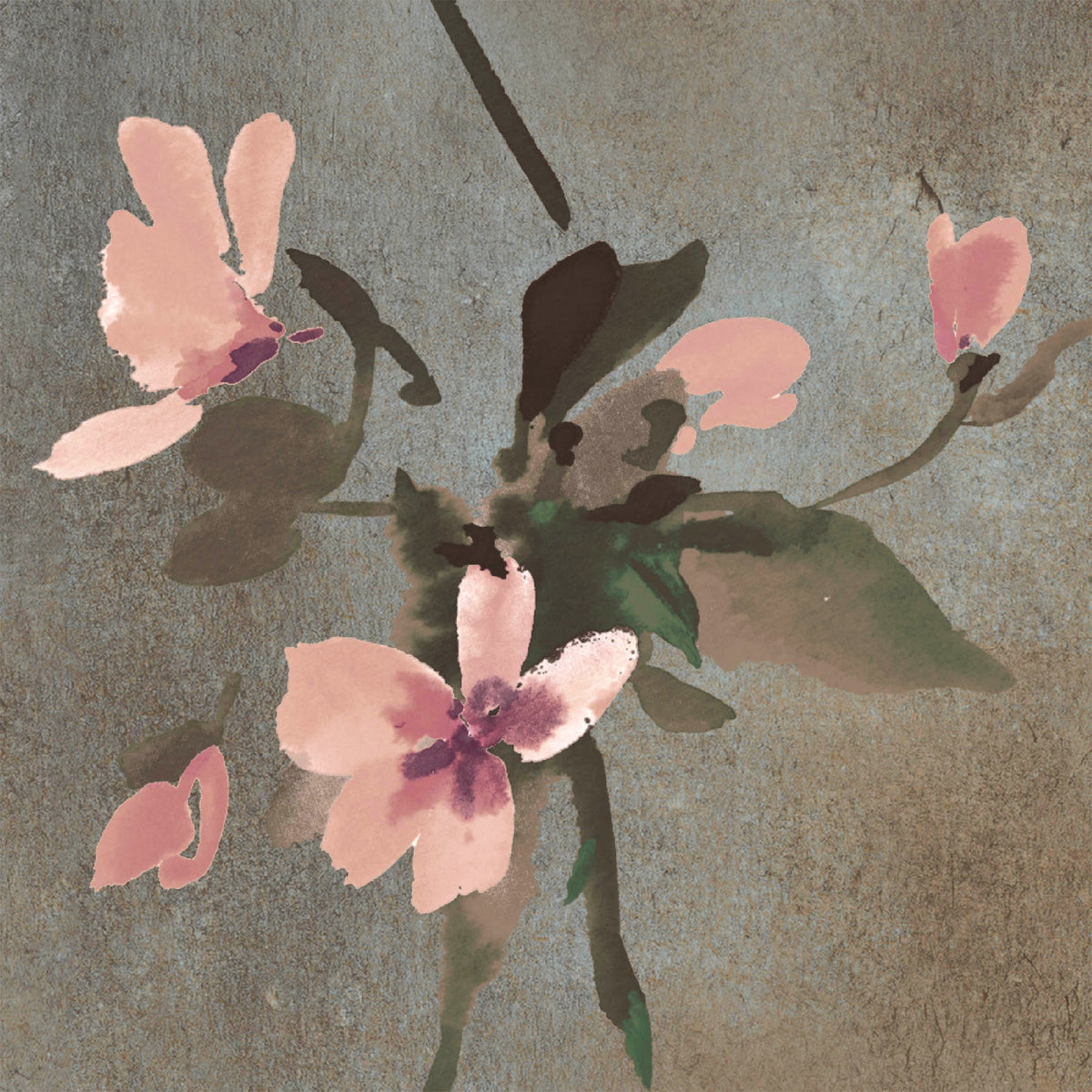 Blossom Brown & Blush wallpaper by Woodchip & Magnolia