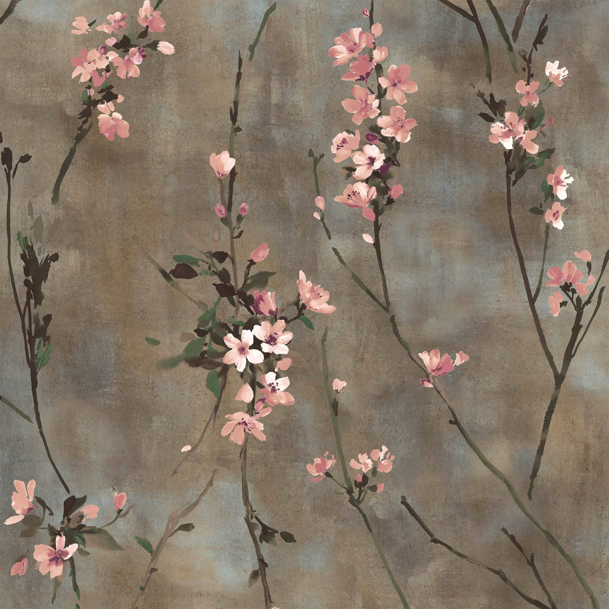 Blossom Brown & Blush wallpaper by Woodchip & Magnolia