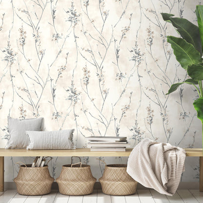 Blossom Cream wallpaper by Woodchip & Magnolia