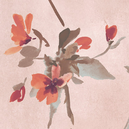 Blossom Burnt Orange & Blush wallpaper by Woodchip & Magnolia