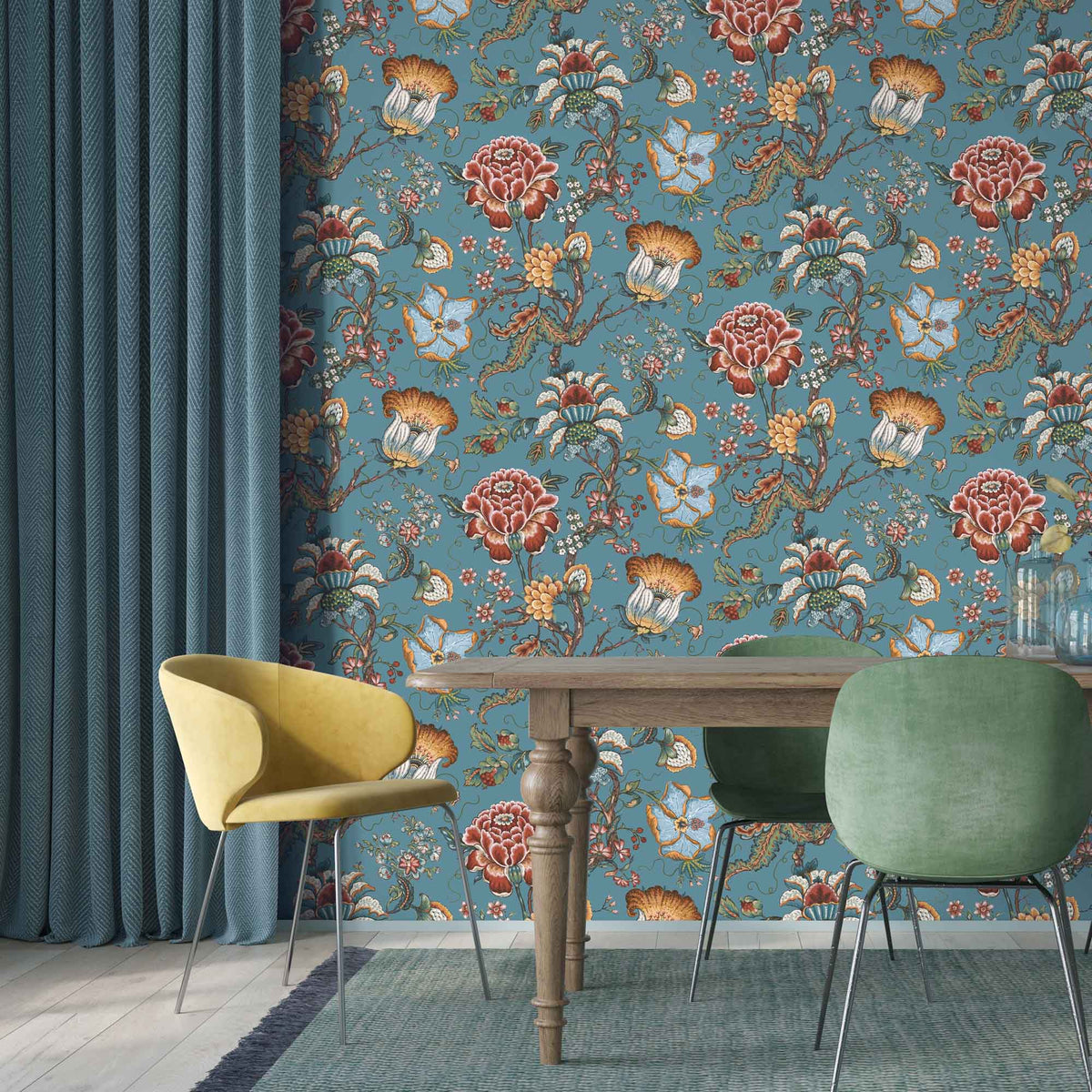 Arcadia Mallard wallpaper by Woodchip & Magnolia