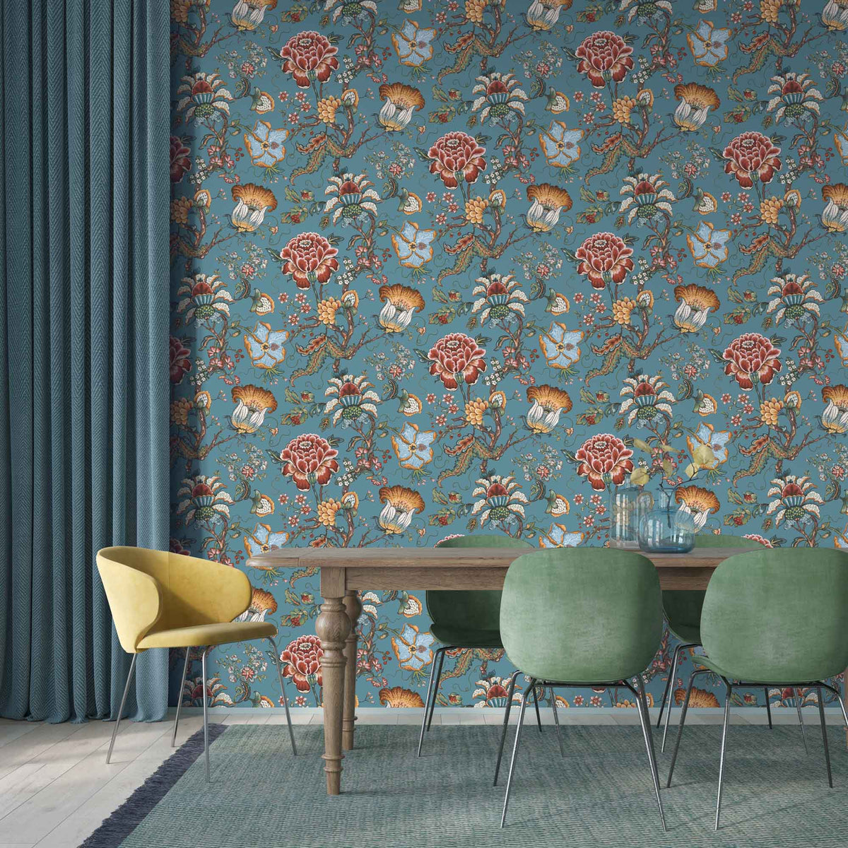 Arcadia Mallard wallpaper by Woodchip & Magnolia