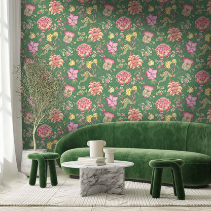 Arcadia Moss wallpaper by Woodchip & Magnolia