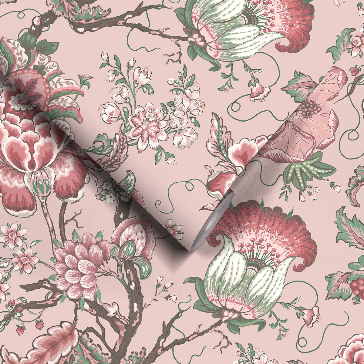 Arcadia Blush wallpaper by Woodchip & Magnolia