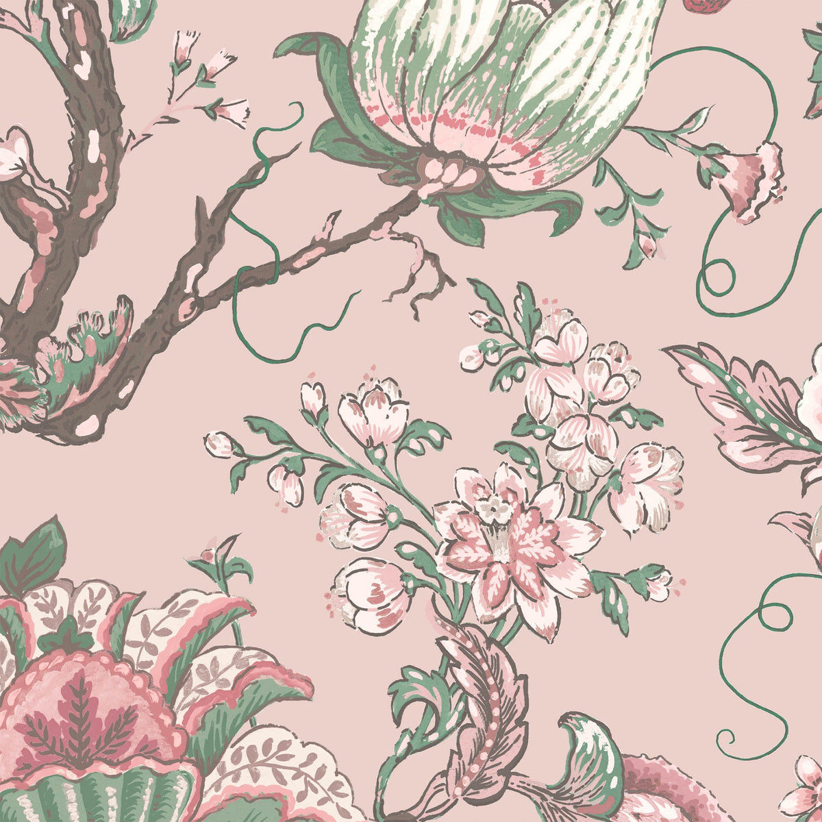 Arcadia Blush wallpaper by Woodchip & Magnolia